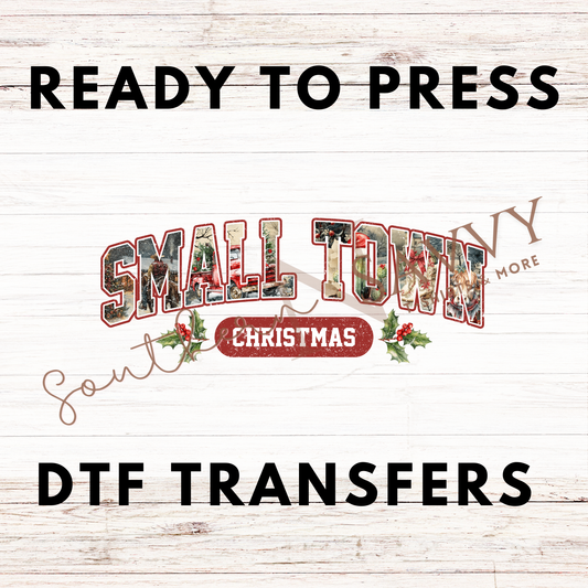 Small Town Christmas UV DTF & DTF