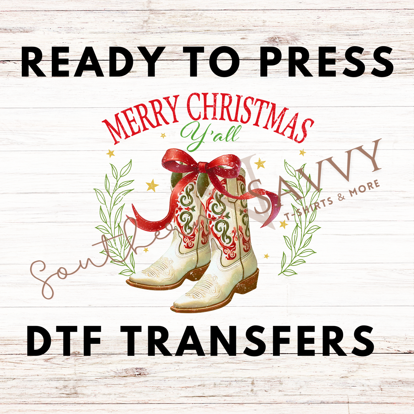 Merry Christmas UV DTF & DTF