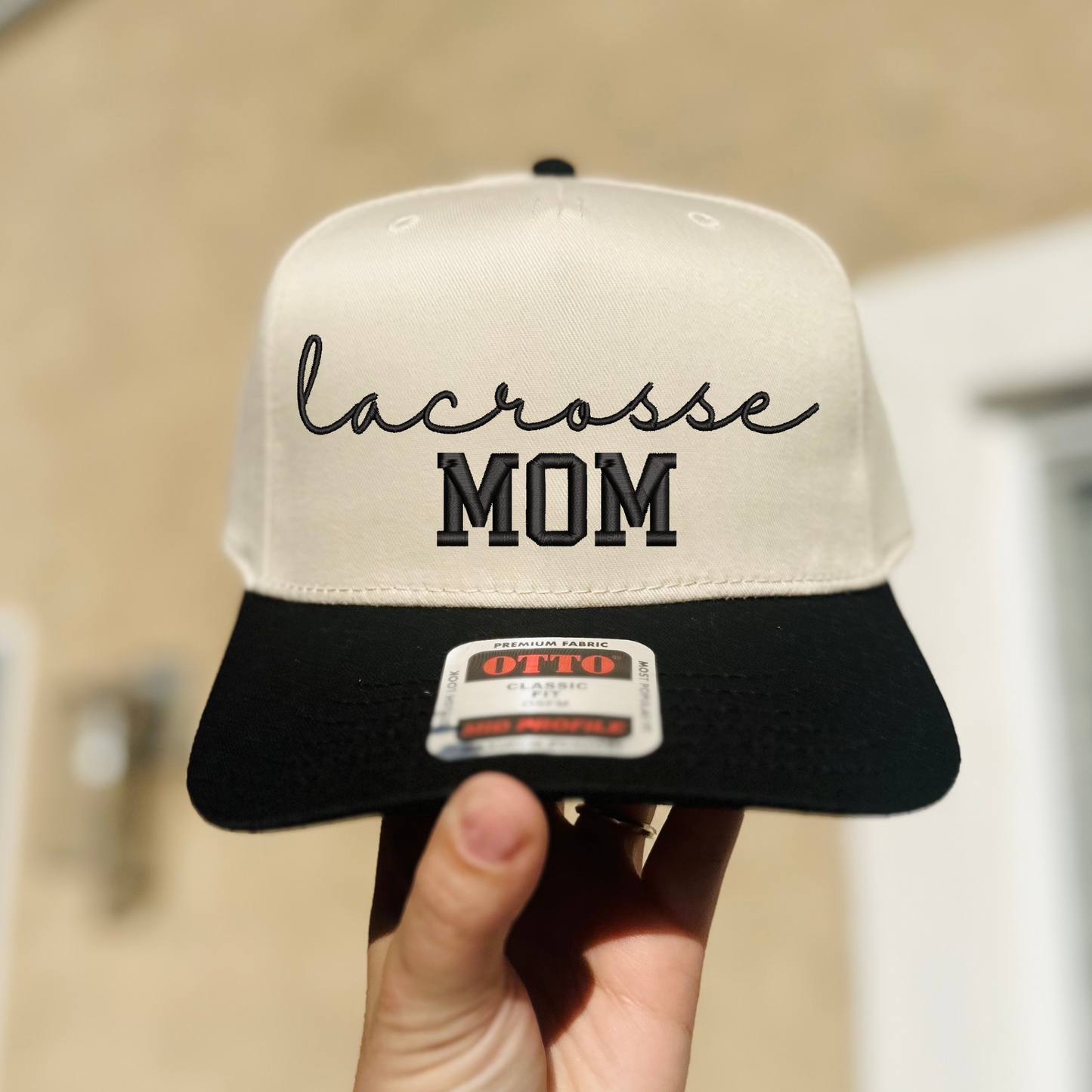 Lacrosse Mom Embroidered Hat