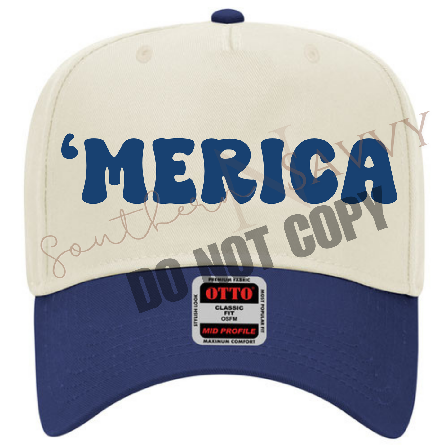 EMBROIDERED merica Hat