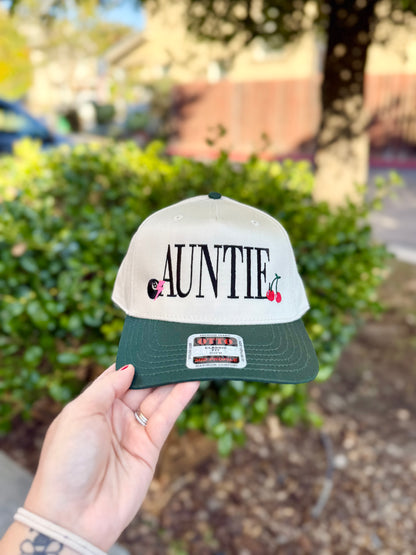 Edgy Icons AUNTIE Embroidered Hat