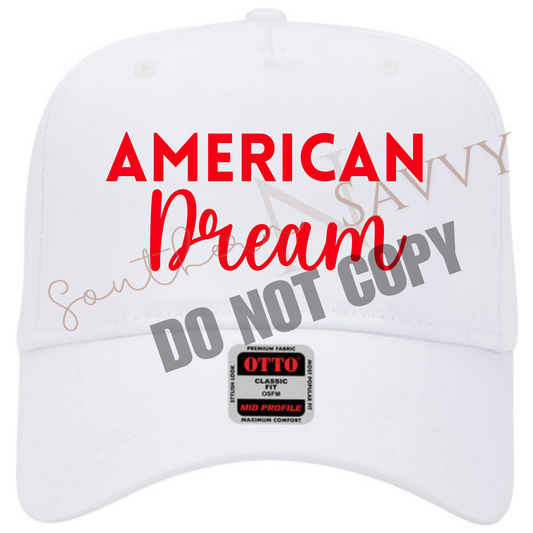 EMBROIDERED American Dream Hat