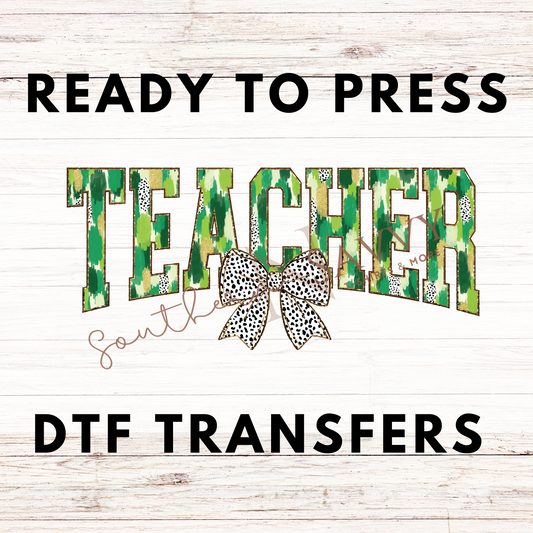 Teacher St. Patrick's Day UV DTF & DTF