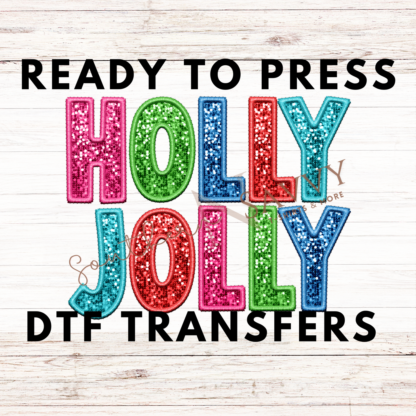 Holly Jolly Multi UV DTF & DTF