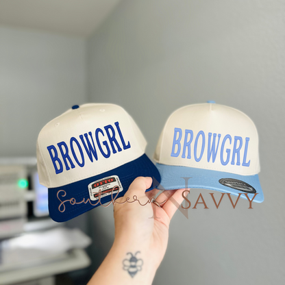 BROWGRL Embroidered Hat