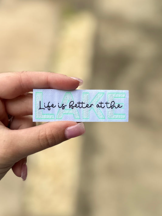 Life is Better at the Lake Woven Patch