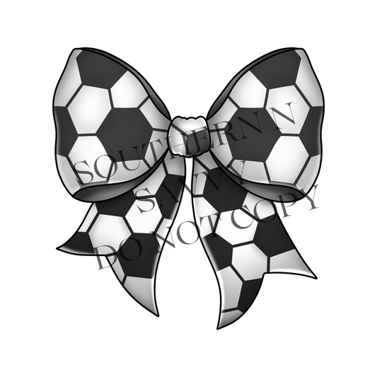 Soccer Bow DTF