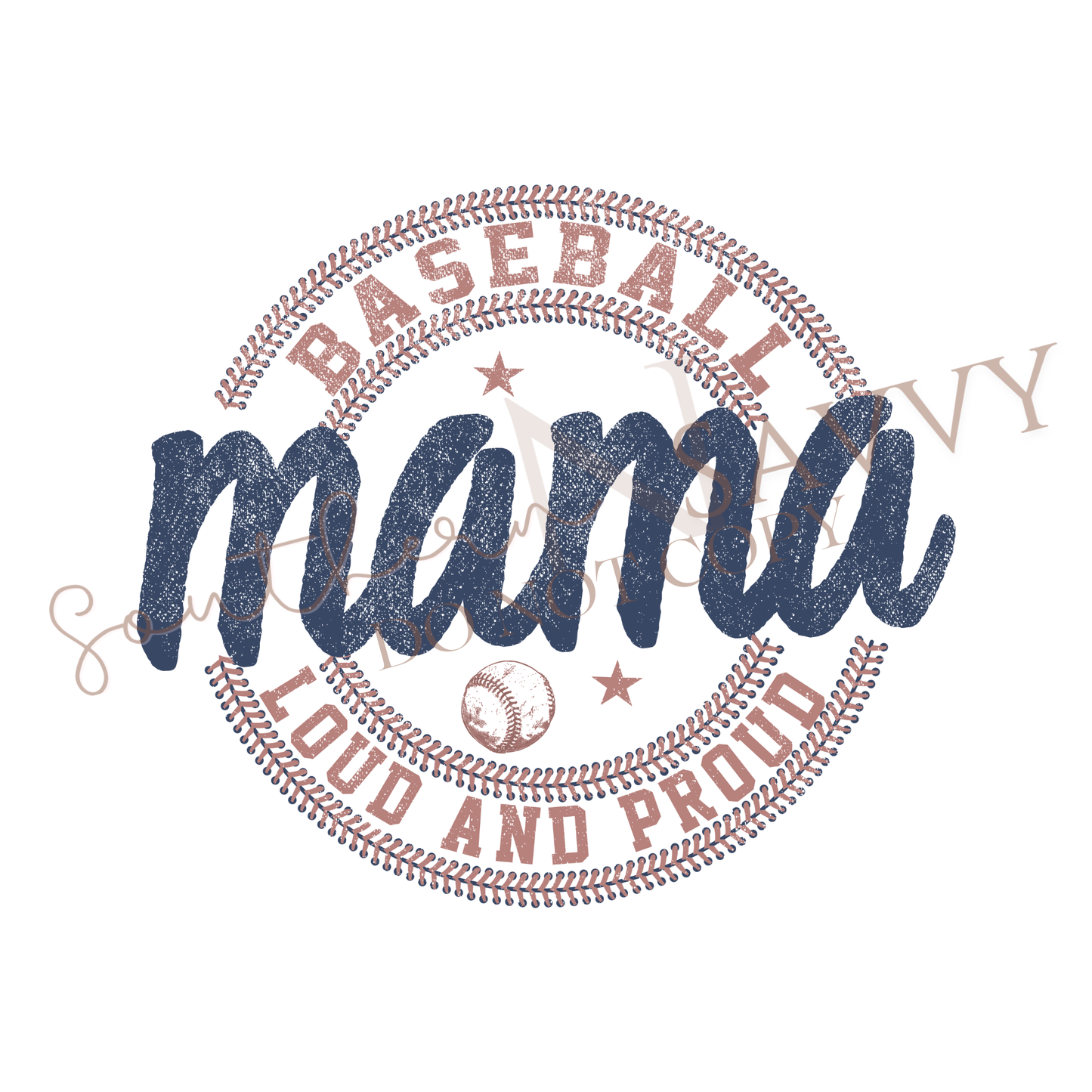 Baseball Mama UV DTF & DTF