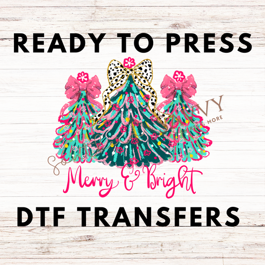 Merry and Bright UV DTF & DTF