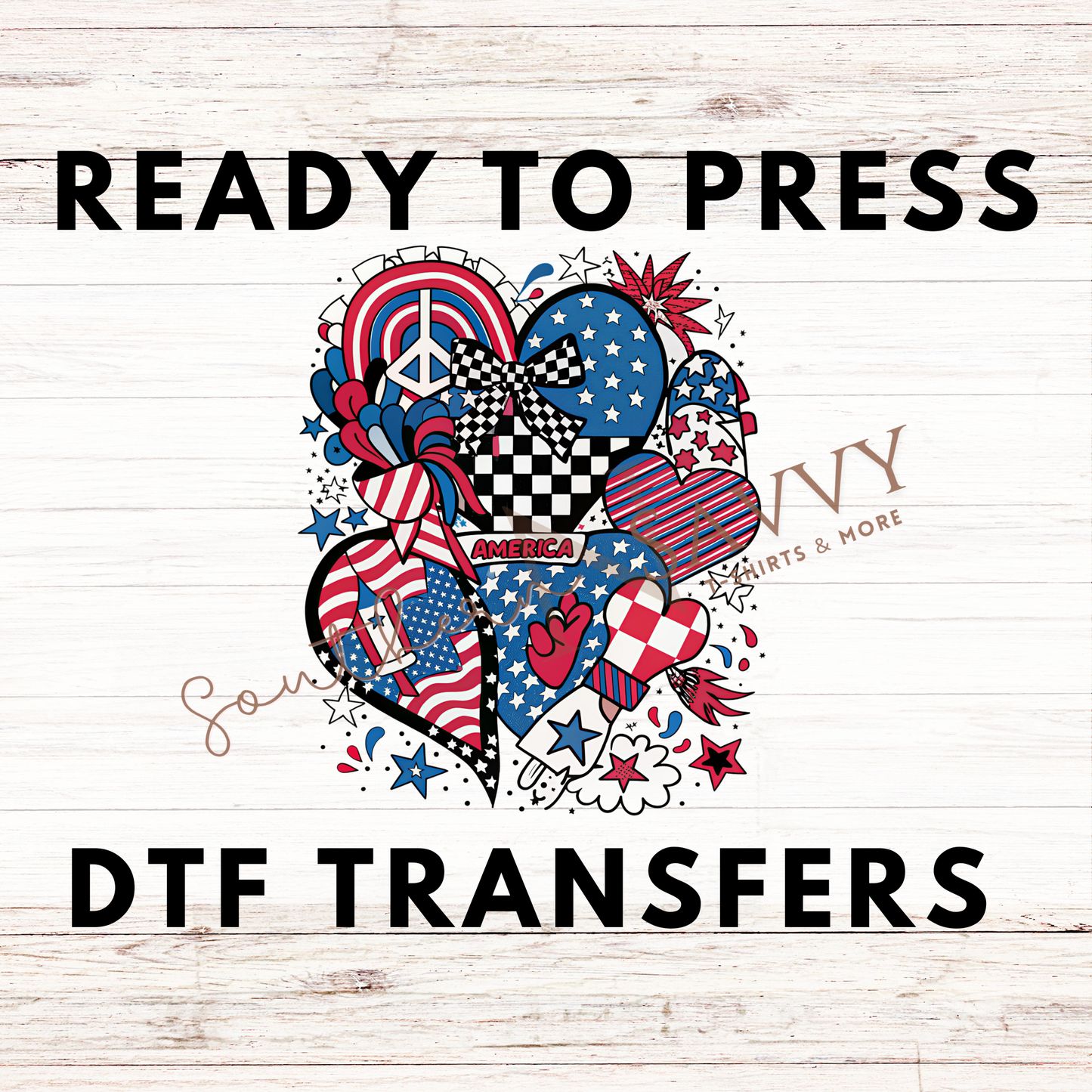 4th of July UV DTF & DTF