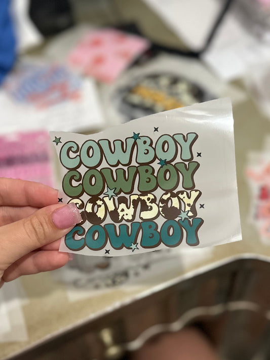 Cowboy x4 UV DTF & DTF