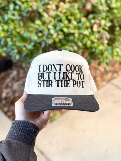 Stir The Pot Embroidered Hat