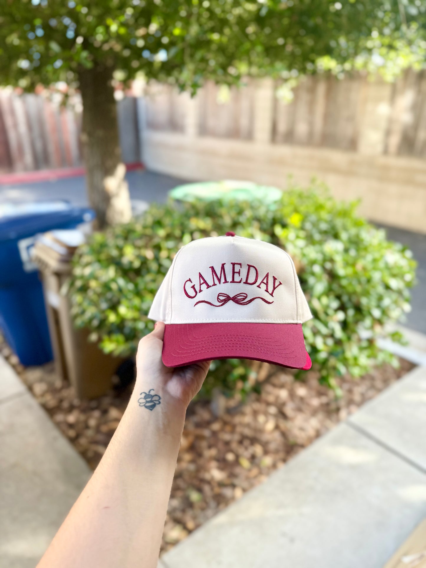 Gameday Bow Embroidered Hat