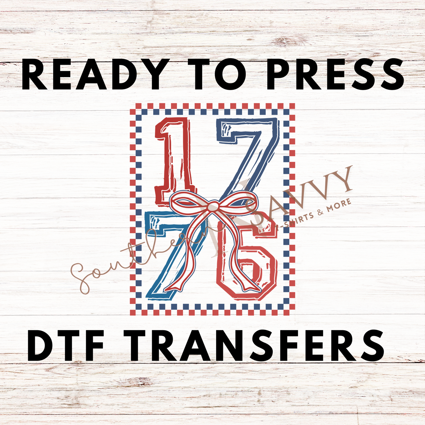 1776 4th of July UV DTF & DTF