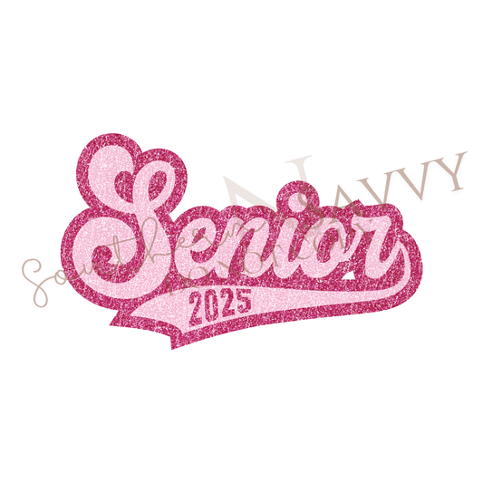 Pink Senior 2025 DTF