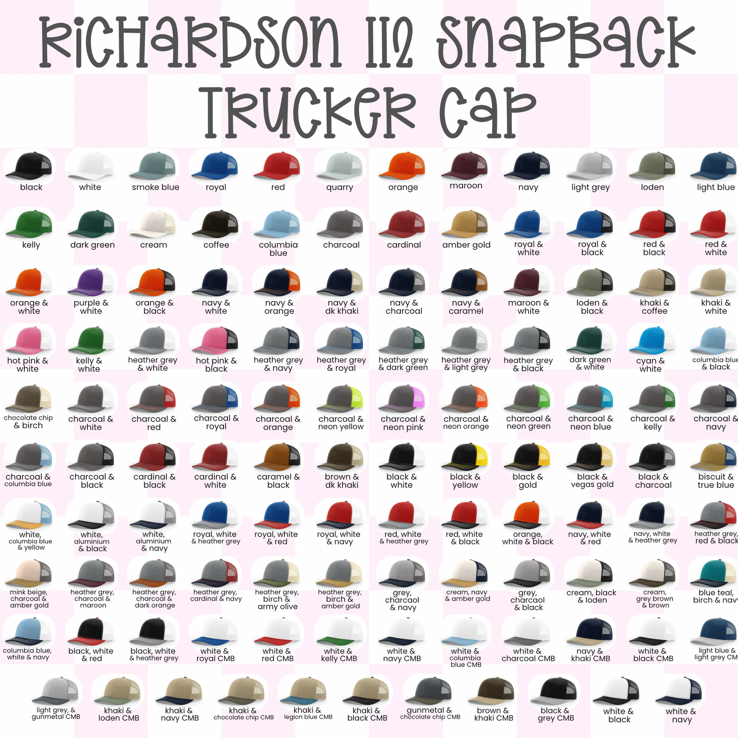 CUSTOM | Richardson 112 SnapBack Trucker Hat