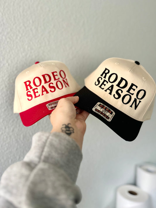 Rodeo Season Embroidered Hat