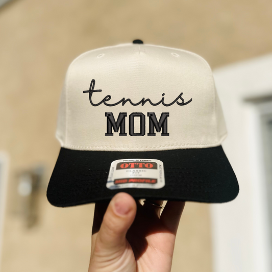 Tennis Mom Embroidered Hat