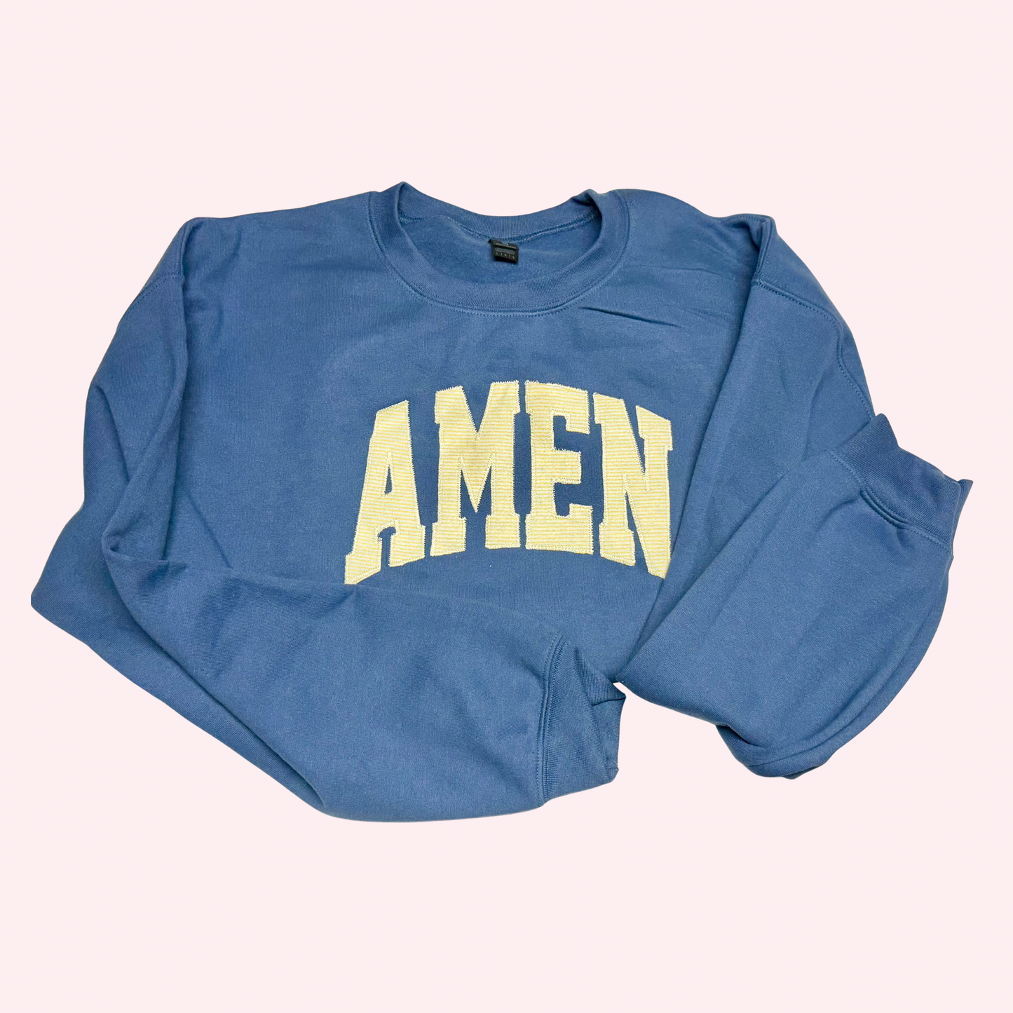 AMEN Applique Embroidered Sweatshirt