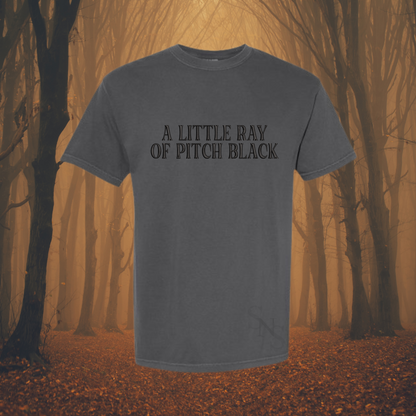 Little Ray of Pitch Black Embroidered Shirt Faire