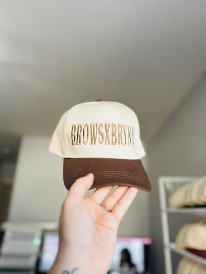 Custom Solid Bill Embroidered Hat