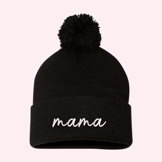 MAMA POM  | BEANIE