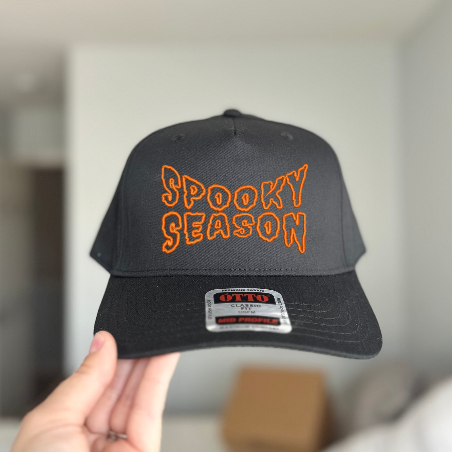 SPOOKY SEASON | Solid Embroidered Hat
