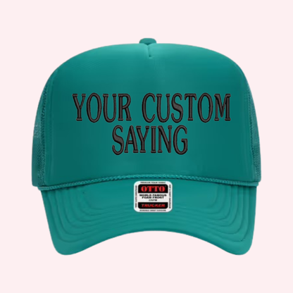 Custom Otto | Solid + Neon Embroidered Hat