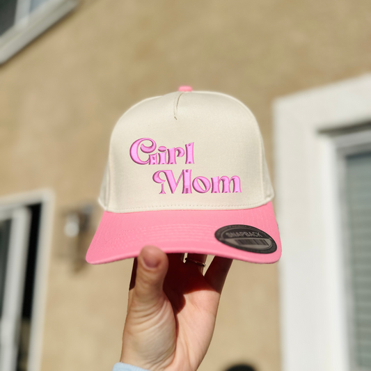 Girl Mom Embroidered Hat