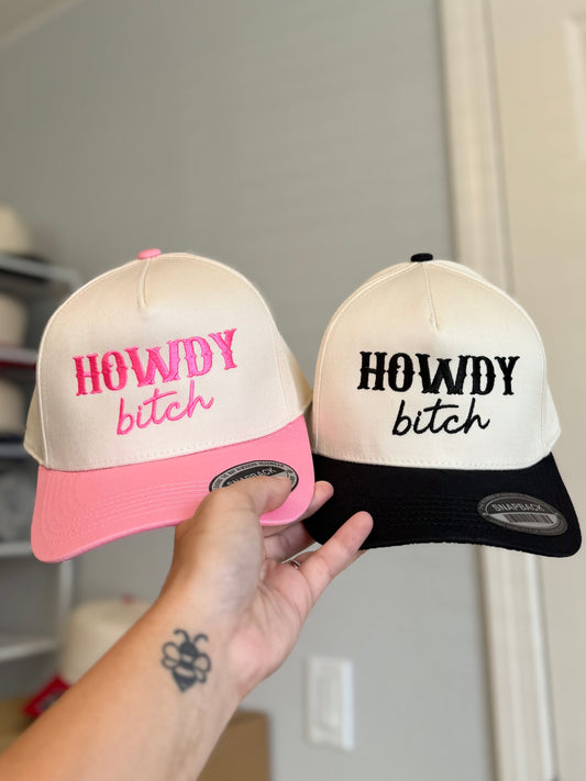 Howdy B Embroidered Hat