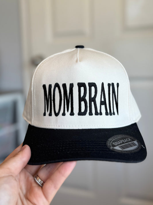 Mom Brain Embroidered Hat