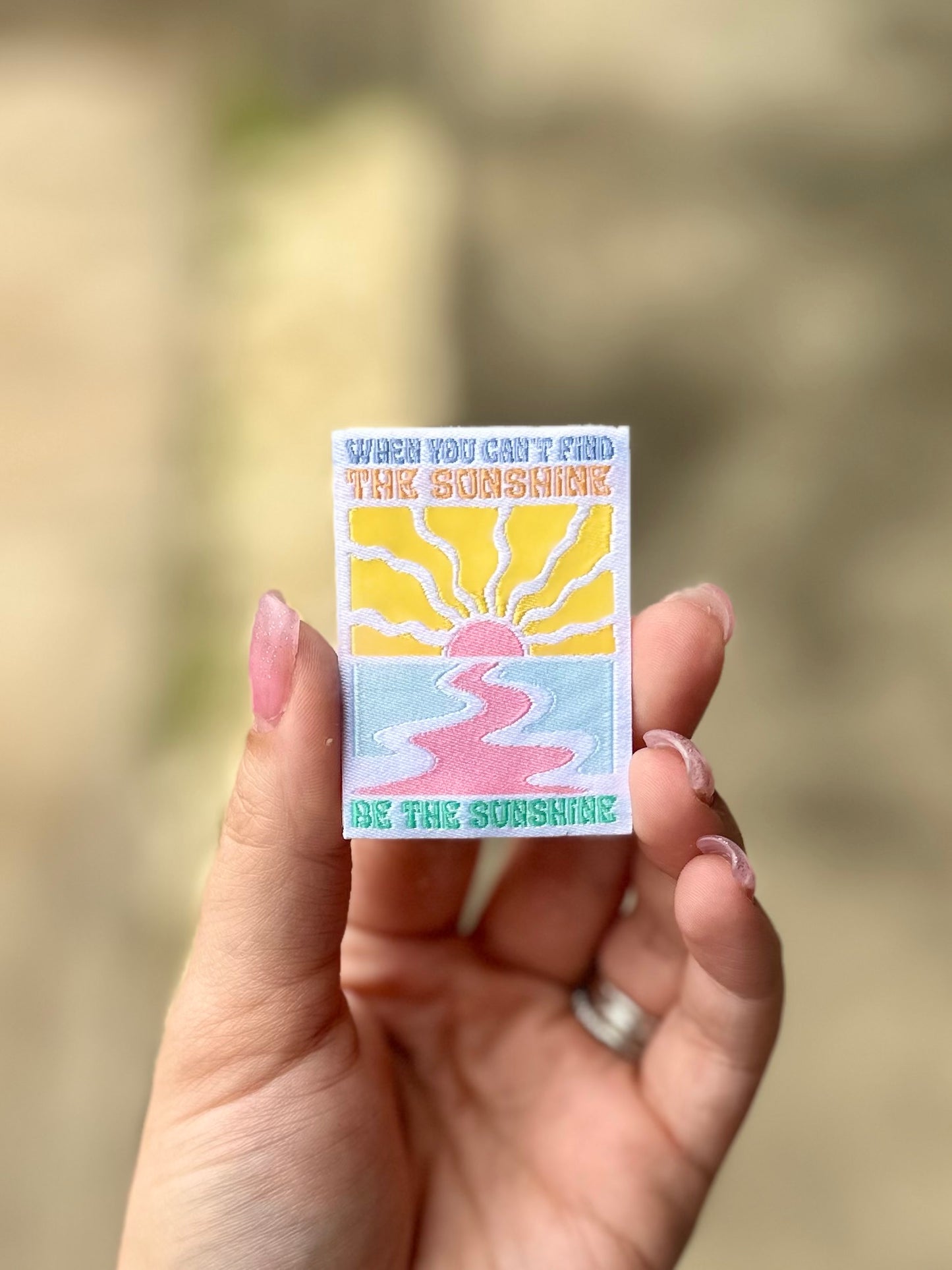 Be the Sunshine Woven Patch