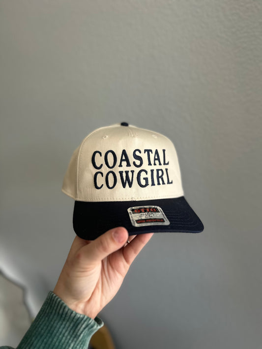 Coastal Cowgirl Embroidered Hat