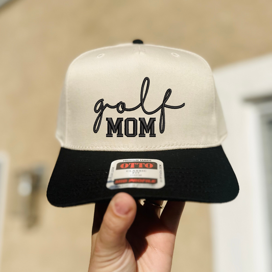 Golf Mom Embroidered Hat
