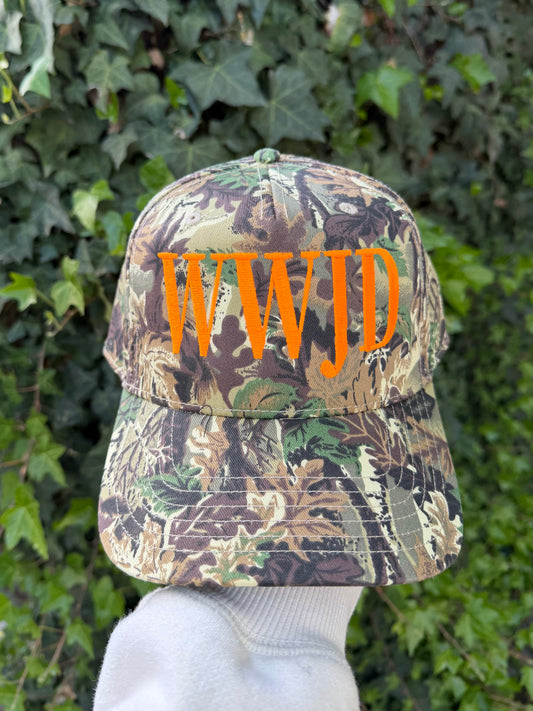 WWJD What Would Jesus Do Embroidered Hat