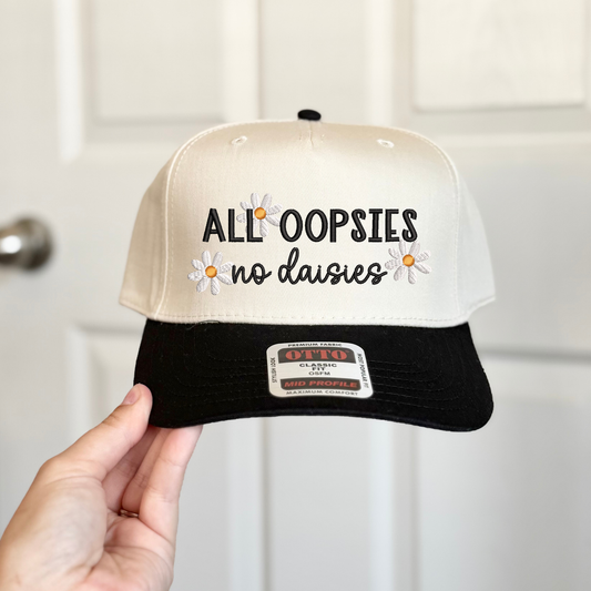 All Oopsies No Daisies Embroidered Hat