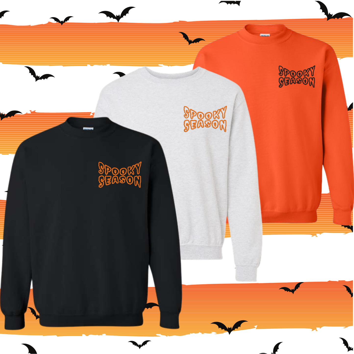 SPOOKY SEASON | Embroidered Sweatshirt