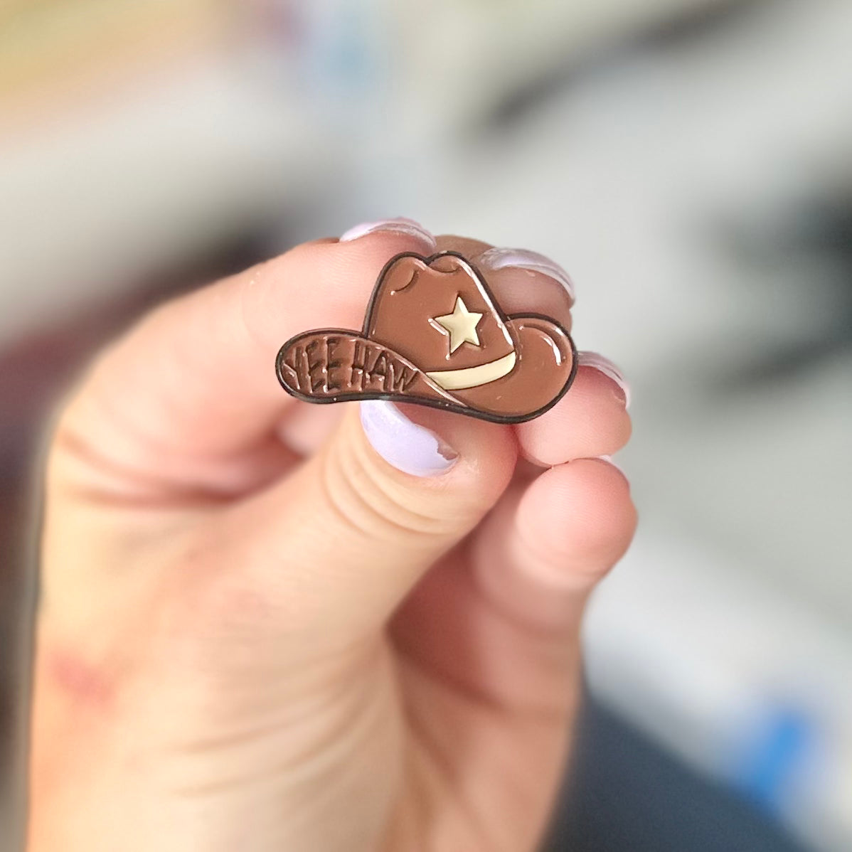 YeeHaw Hat Enamel Pin