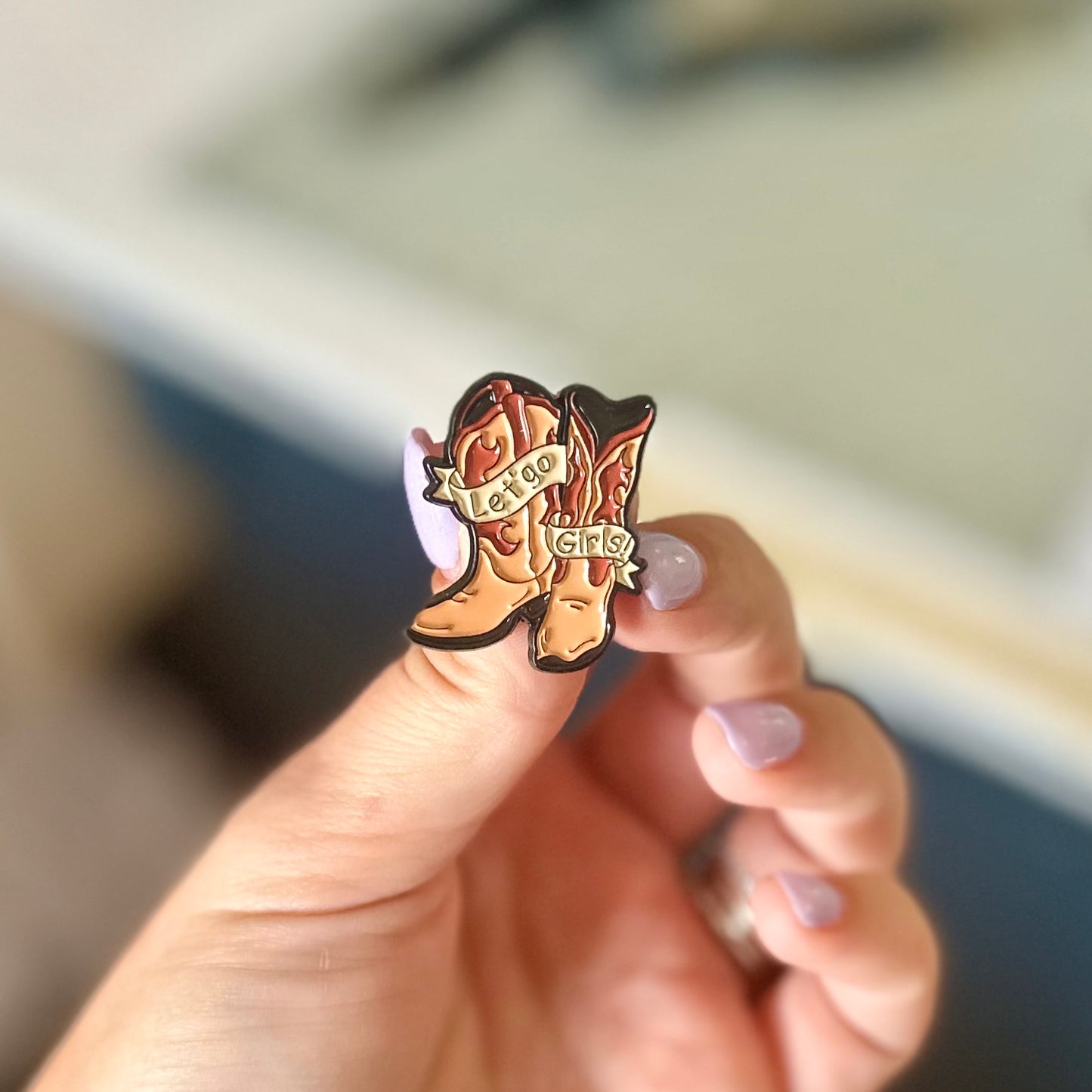 Boots Enamel Pin