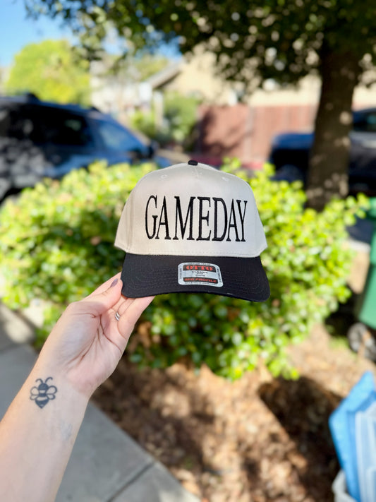 GameDay Times Font Embroidered Hat