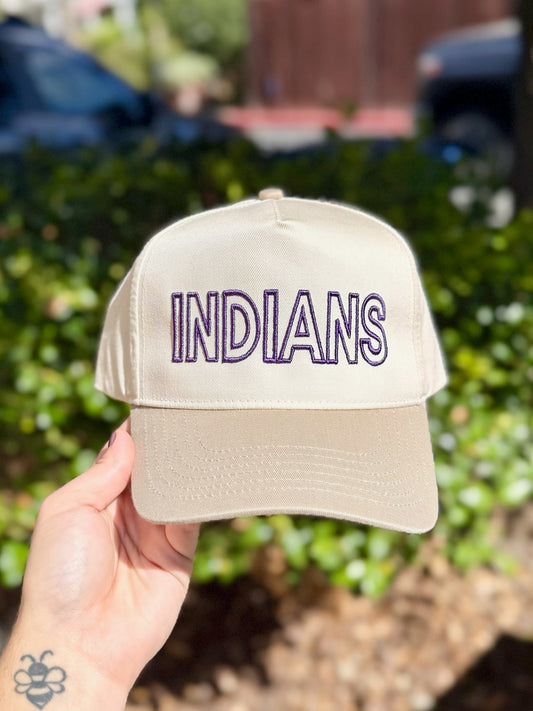 INDIANS | Embroidered Hat