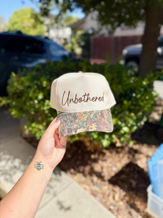 UNBOTHERED | Embroidered Hat