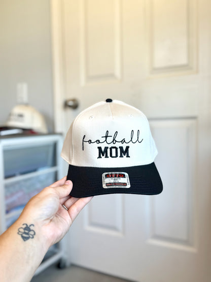 Football Mom Embroidered Hat