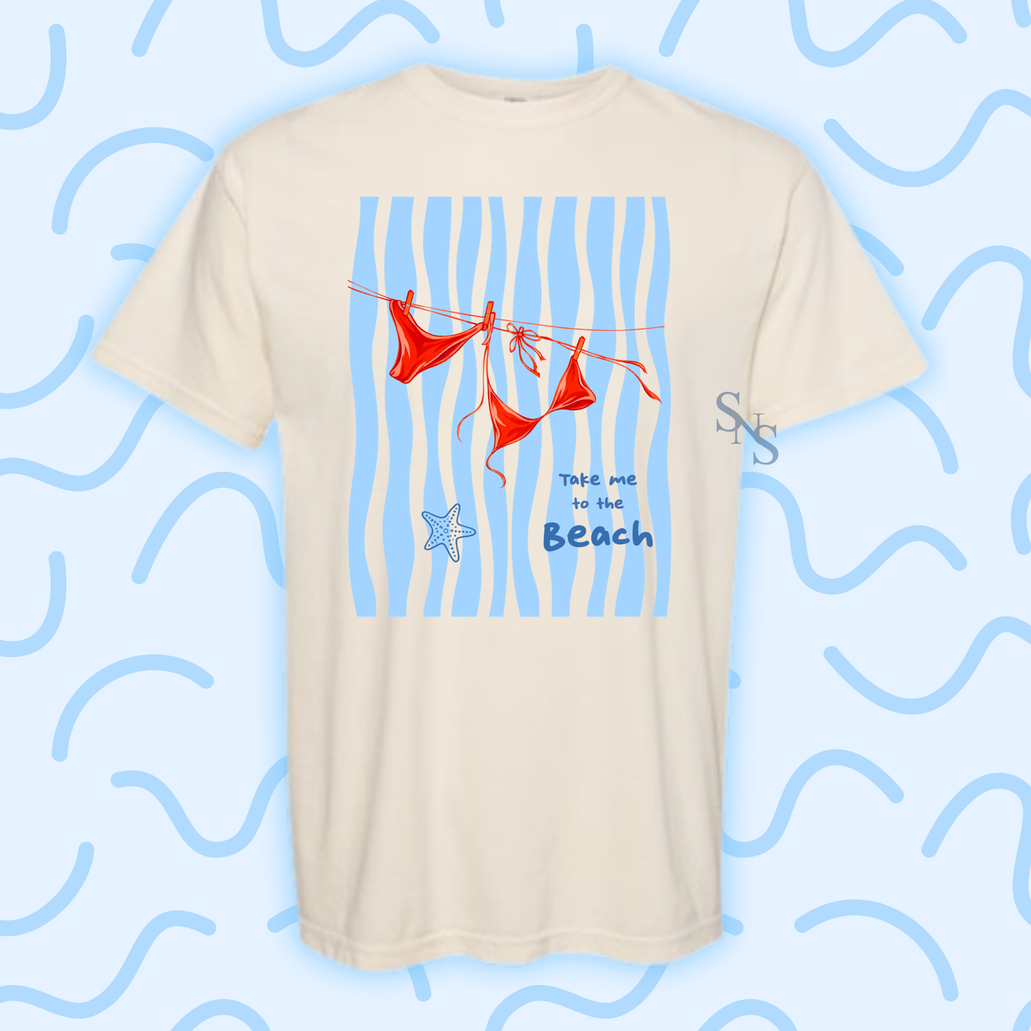 Take me to the beach  | T-shirt or Sweatshirt DTF Printed
