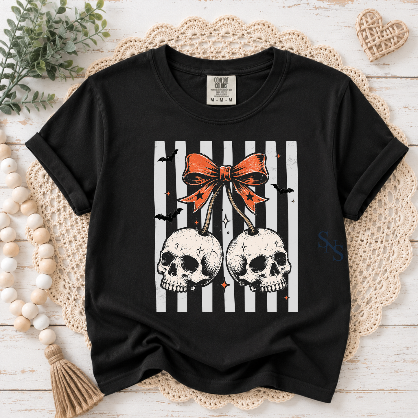 Skull Bow  | T-shirt or Sweatshirt DTF Printed (Copy)