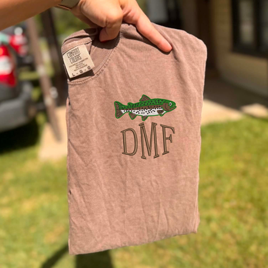 BASS FISH MANLY STYLE | POCKET MONOGRAM EMBRODIERY APPAREL