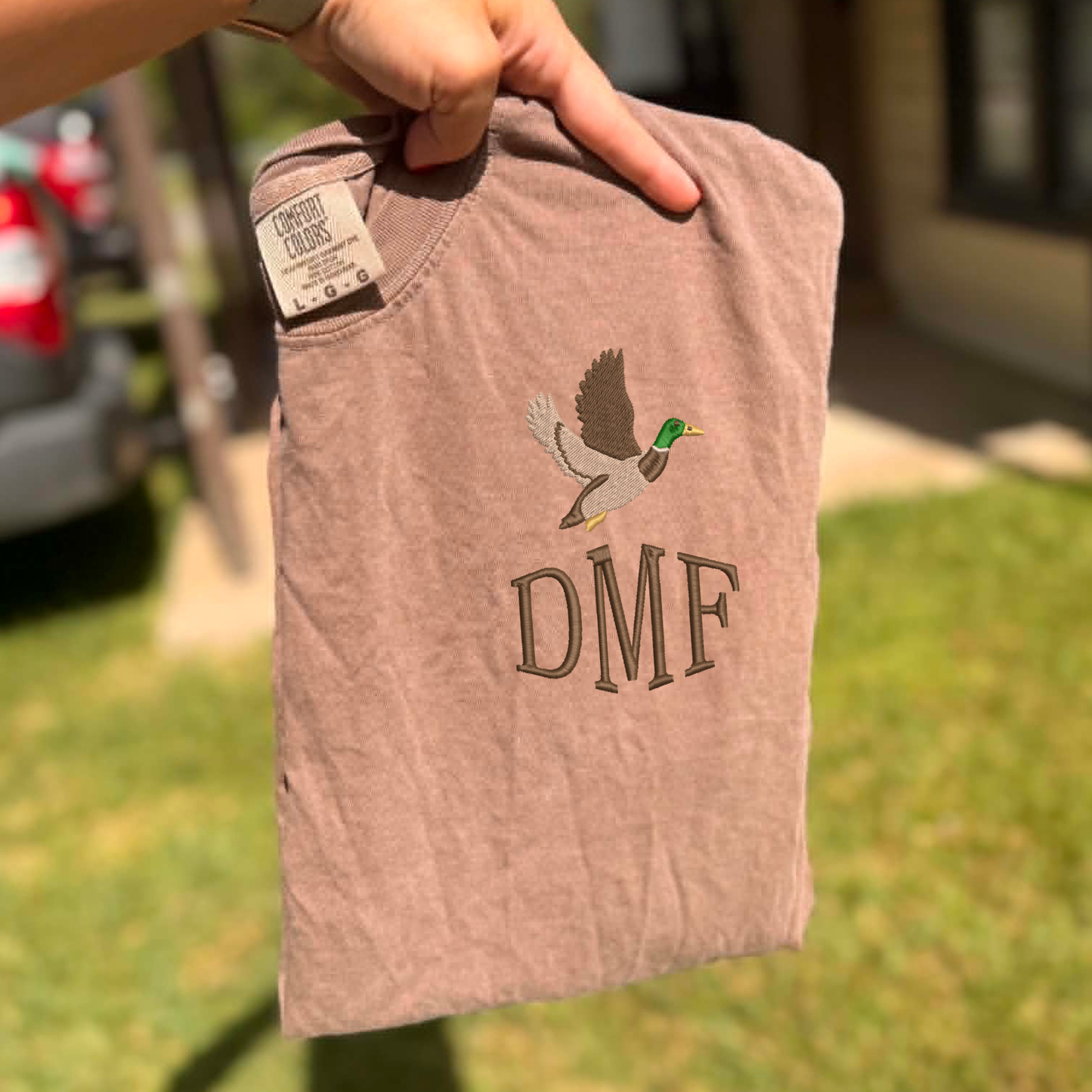 DUCK POCKET MONOGRAM | EMBRODIERY APPAREL