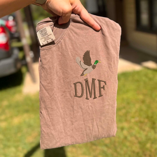 DUCK POCKET MONOGRAM | EMBRODIERY APPAREL