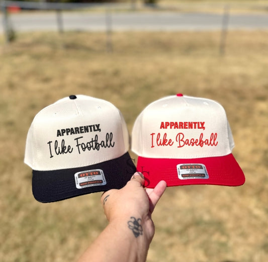 APPARENTLY, I LIKE | Embroidered Hat