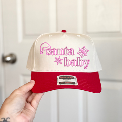 Santa Baby Embroidered Hat
